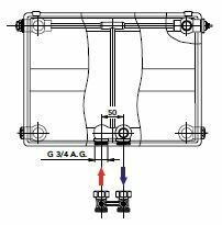 Radson  laagtemperatuur  Ulow-E2 horizontaal  T22 H500 L1000