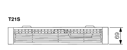 Vasco Flatline Paneelradiator T21 H700 L600 (871 Watt)   2170060F