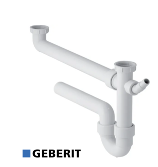 Geberit Buissifon 6/4&quot;  - &oslash;40 -  2 Bakken Zelfde Niveau  152.597.11.1