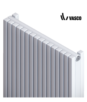 Vasco Verticale design radiator Carre CPVN-PLUS H1800 B355 Wit RAL 9016  (1293 Watt)  11210-16