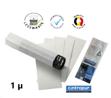 Cintropur Filtervlies 1 &micro;m (5 stuks) Voor de NW 25 - FWVC001NW250