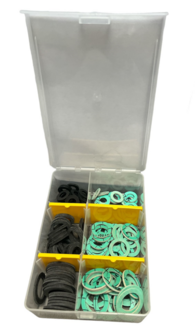 Assortiment Fiber en rubber Dichtingen  Water (120 stuks)