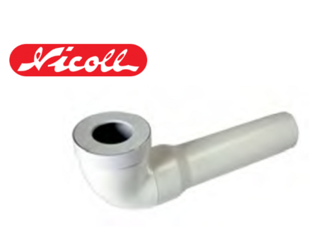 Nicoll WC Aansluitbocht &oslash; 90 mm   CTW4440