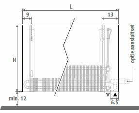 Jaga Strada  radiator 35 x 050 x 20 (1030 W bij regime 75/65/20&deg;C)