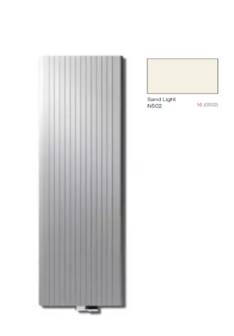 Vasco Alu-Zen Verticale Aluminium Radiator H1800 B600  (2155 Watt) - KLEUR SAND LIGHT N502