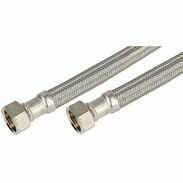 Sanitaire Flexibel Met Inox Omvlechting 3/8&quot;F - 3/8&quot;F  - 40 cm