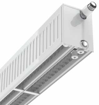 Stelrad Novello Plinth plintradiator H200xT33xB2600 - 2426 Watt