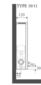 Jaga Strada Hybrid 35 x 110 x 11 (3169 W bij 75/65/20&deg;C)