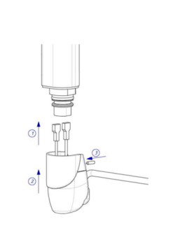 VASCO BAS connector WIT voor het koppelen van een elektrische radiator aan Domotica  DR019102