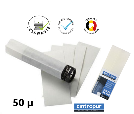 Cintropur Filtervlies 50µm (5 stuks) Voor de NW25 - FWVC050NW250