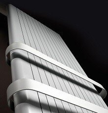 Vasco Alu-Zen Verticale Aluminium Radiator H1800 B600  (2155 Watt) - KLEUR SAND LIGHT N502