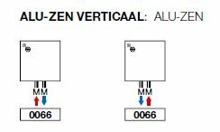 Vasco Alu-Zen Verticale Aluminium Radiator H1800 B600  (2155 Watt) - KLEUR SAND LIGHT N502