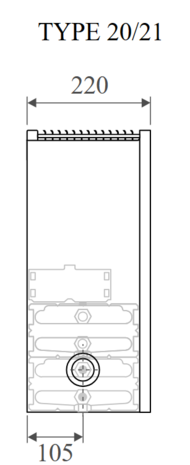 Jaga Strada Hybrid 35 x 240 x 21 (13538 W bij 75/65/20°C)