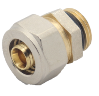 Klemkoppeling VPE 1/2"M x 20/2.8 mm (Met O-ring)