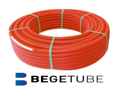 Begetube Alpex DUO XS Buis 20/2 mm ROOD (Rol 25 m) - 83620202