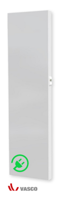 Vasco Electric E-PANEL VERTICAAL EP-V FL H2000 x B600 (1750 Watt)  RAL 9016