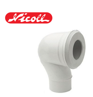 Nicoll WC Aansluitstuk Vertikaal 90 mm  CWP39